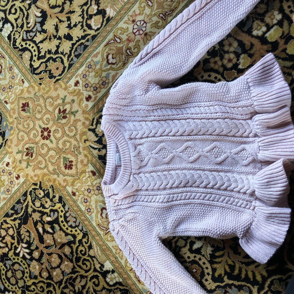 GAP girls pink sweater 4t